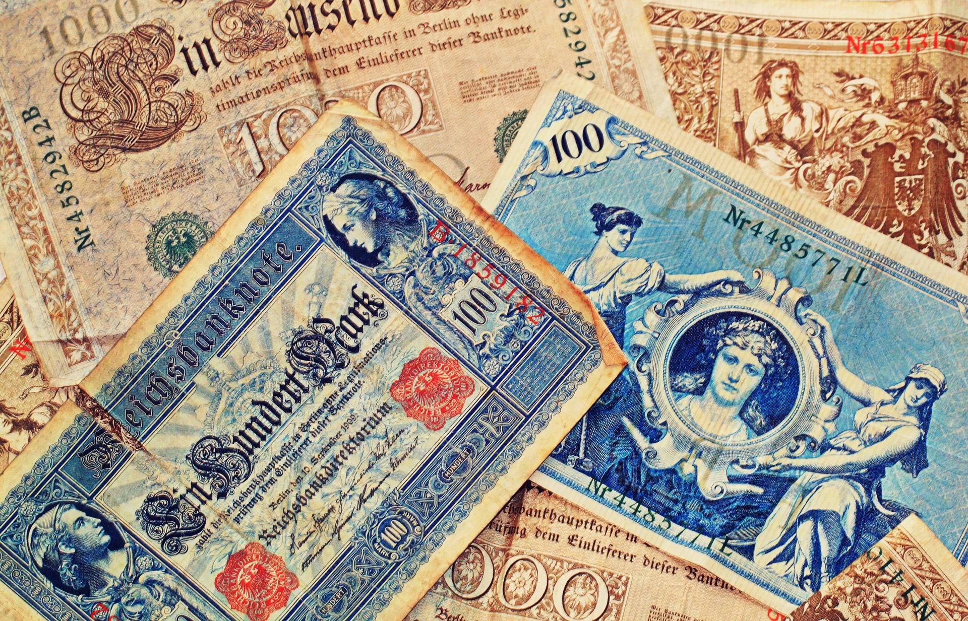 Geldscheine Banknoten Papiergeld beleihen Leihhaus München